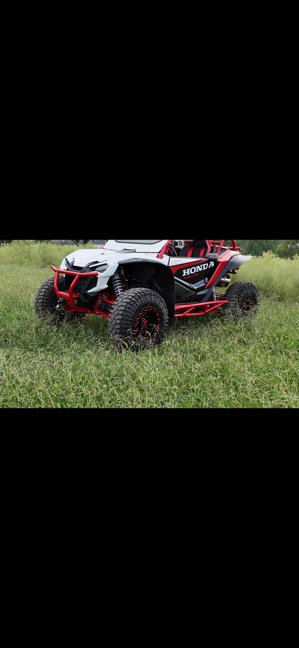 Honda Talon front winch bumper